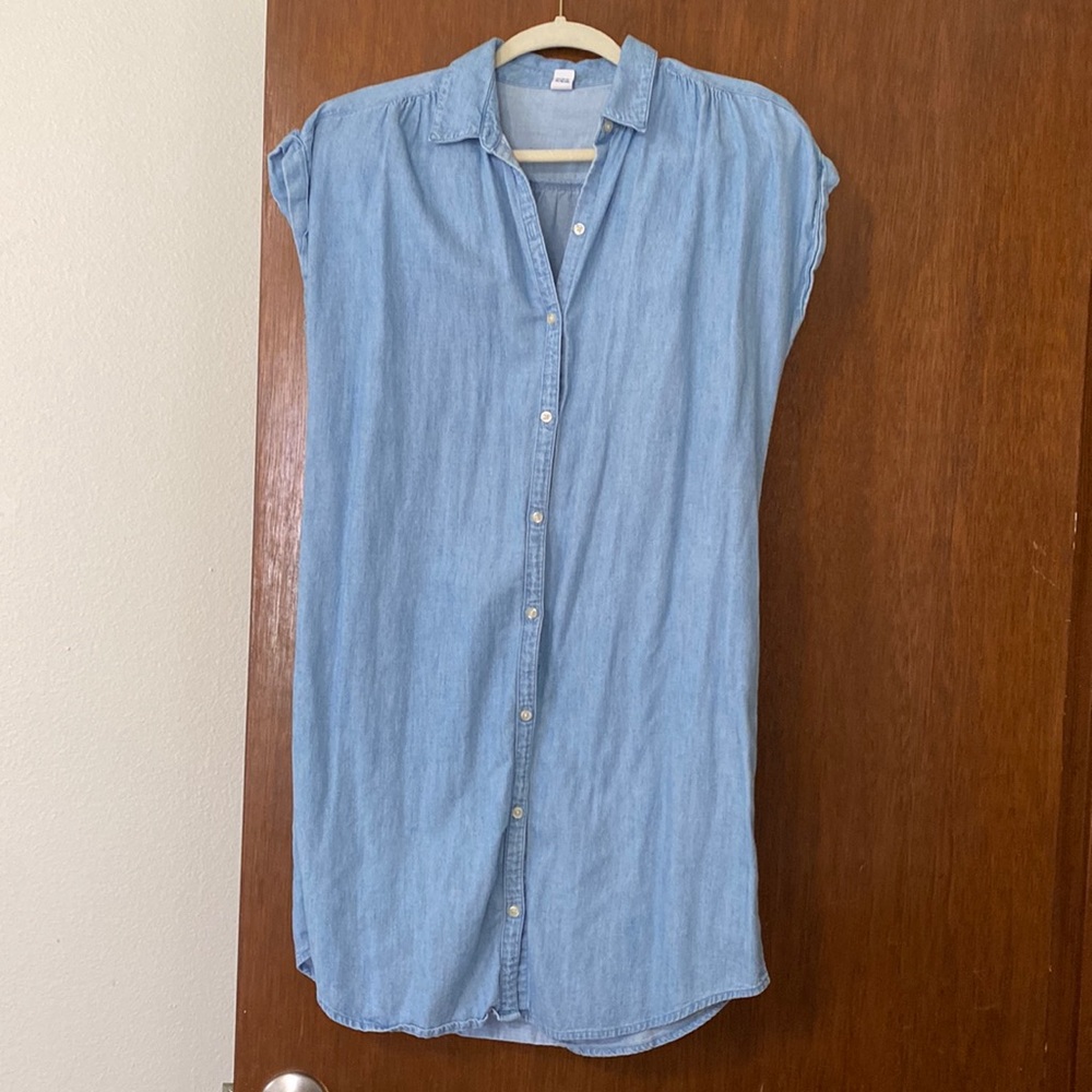 Old Navy Chambray T-shirt Dress